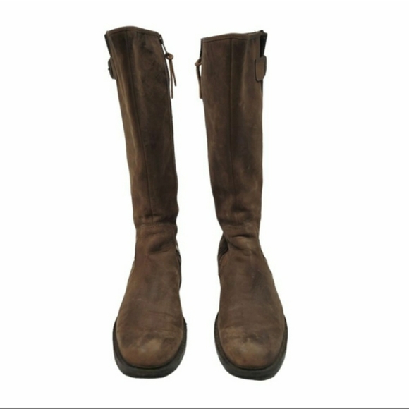 Timberland Lexiss Tall Nubuck Distressed Leather Waterproof Boots 8.5 - Picture 3 of 11